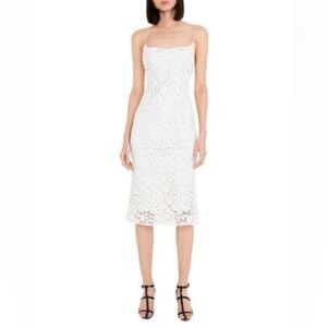 NWT Bardot Ivory Lace Dress Midi Dress